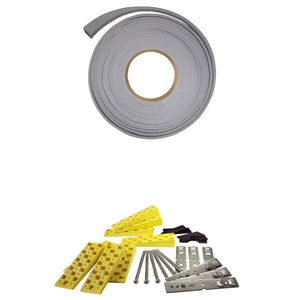 Ytterdörr vit 98x208 cm PVC