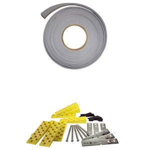 Ytterdörr antracit 108x208 cm PVC