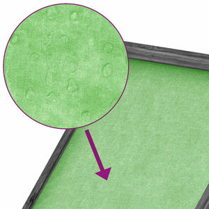 Kaninbur grå 170x63x113 cm massiv furu