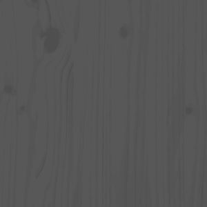 Matgrupp för trädgården 5 delar grå massiv furu