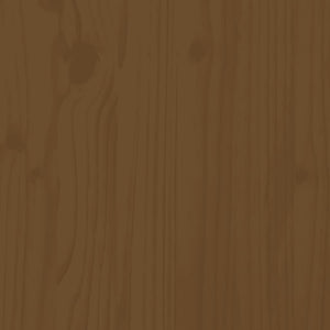 Bargrupp för trädgården 5 delar honungsbrun massiv furu