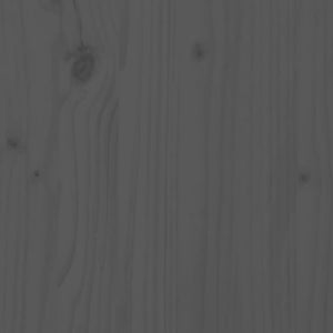 Barmöbler för trädgården 7 delar grå massiv furu