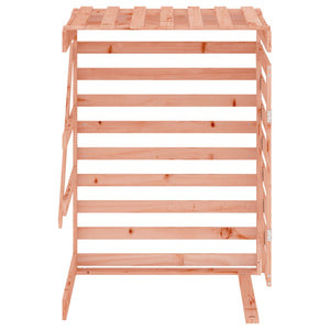 Förlängning till skjul för sopkärl massivt douglasträ