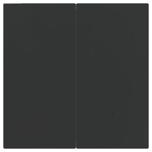 Matgrupp för trädgården 3 delar svart konstrotting