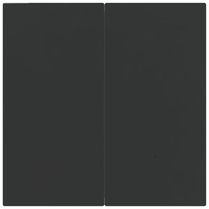 Matgrupp för trädgården med dynor 5 delar svart konstrottning