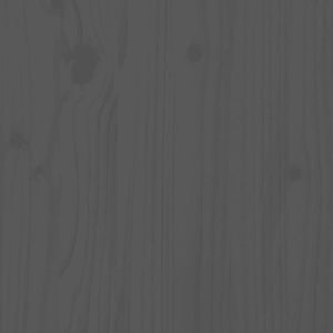 Loungegrupp för trädgården med dynor 6 delar grå massivt trä