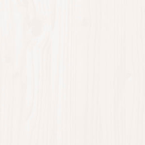 Loungegrupp för trädgården med dynor 5 delar vit massivt trä