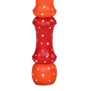 Soffbord orange handmålat massivt mangoträ