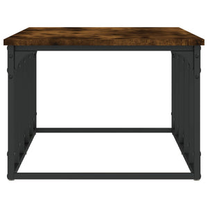 Soffbord rökfärgad ek 100x50x35,5 cm konstruerat trä