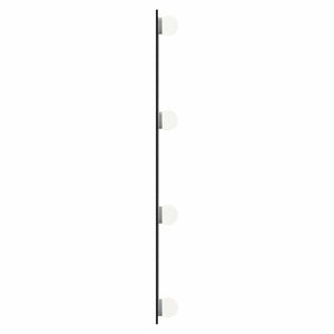 Väggspegel med LED-belysning 50x60 cm glas rektangulär