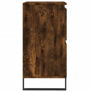 Skänk 2 delar rökfärgad ek konstruerat trä