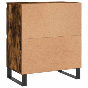 Skänk 2 delar rökfärgad ek konstruerat trä