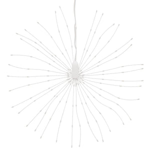 Julbelysning 2 st 140 LED flerfärgad 17 cm