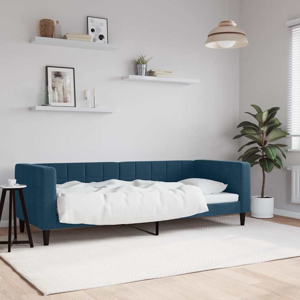 Dagbädd blå 80x200 cm sammet