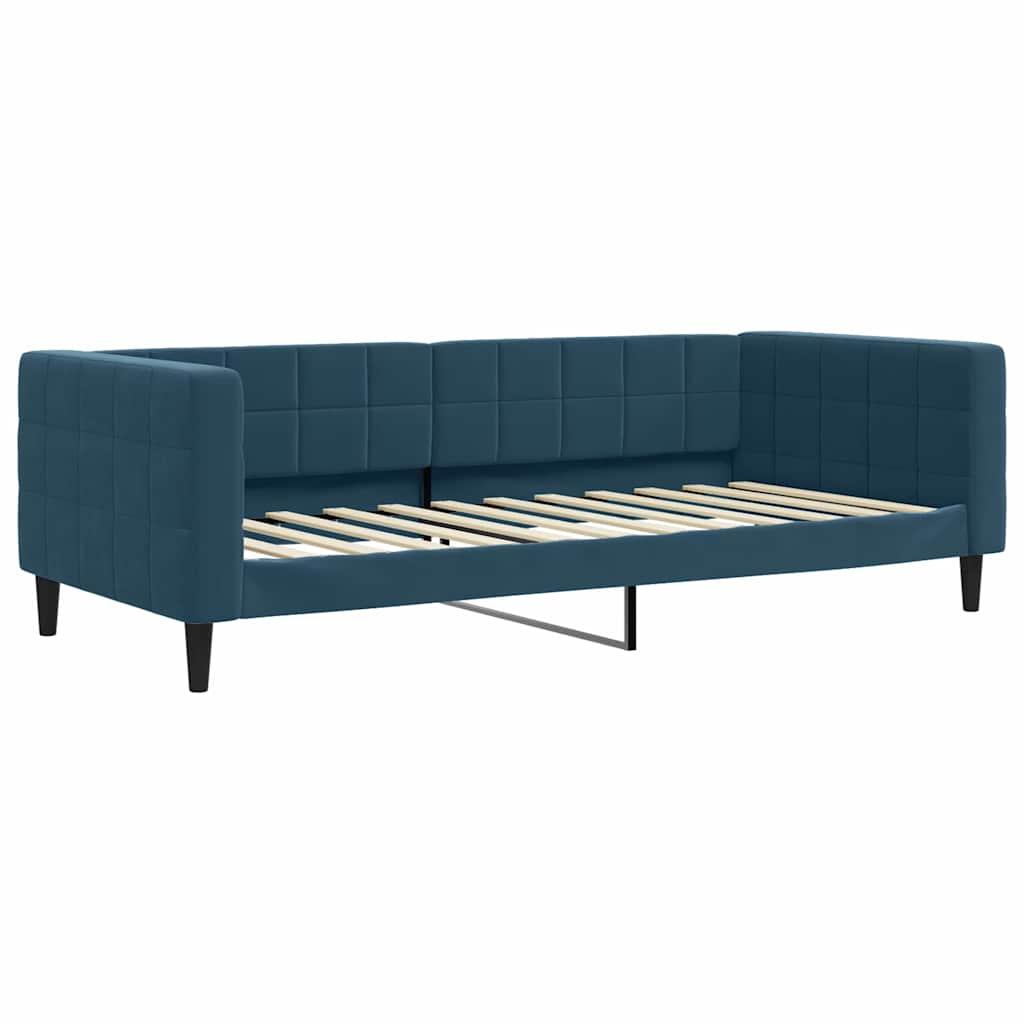 Dagbädd blå 90x200 cm sammet