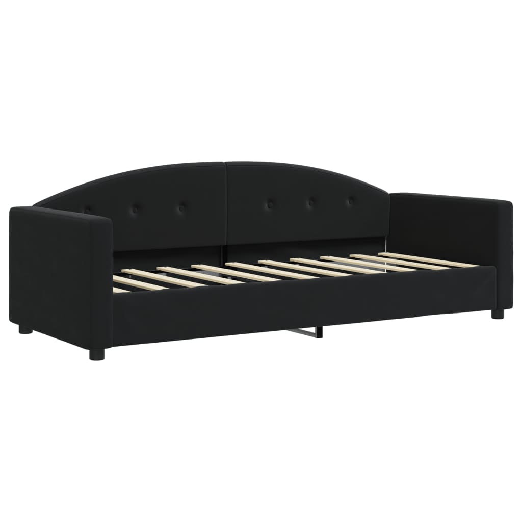 Dagbädd svart 80x200 cm sammet