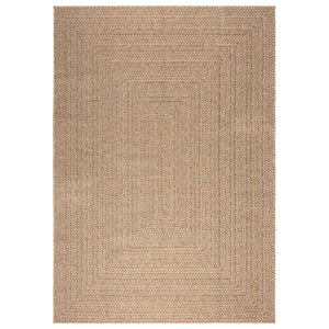 Matta ZIZUR 160x230 cm jutelook inomhus och utomhus