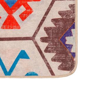 Matta tvättbar flerfärgad 80x300 cm halkfri