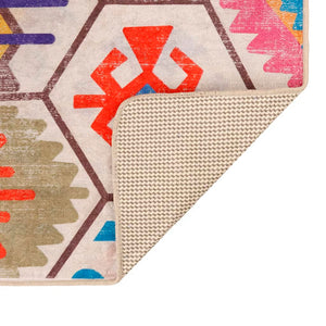 Matta tvättbar flerfärgad 80x300 cm halkfri