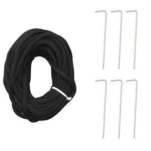 LED julgran på flaggstång 200 LED varmvit 180 cm