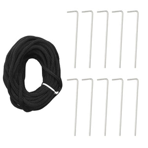 LED julgran på flaggstång 550 LED blå 300 cm