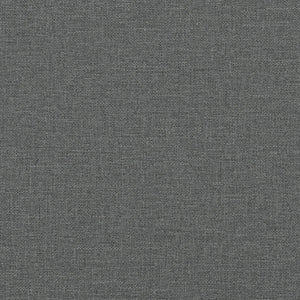 Reclinerfåtölj med fotstöd mörkgrå tyg