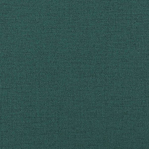 Massagefåtölj med fotstöd mörkgrön tyg