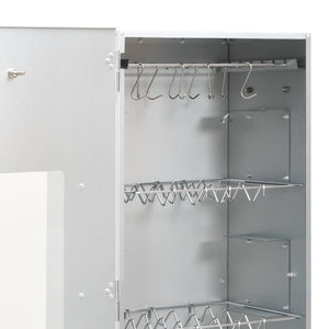 Rökskåp med kallröksgenerator galvaniserat stål