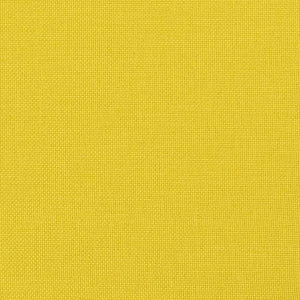 Soffgrupp med kuddar 2 delar ljusgul tyg