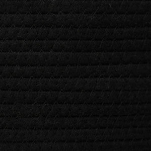 Förvaringskorg svart och vit Ø49x65 cm bomull