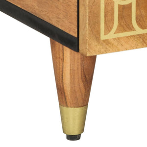 Soffbord 80x54x40 cm massivt mangoträ