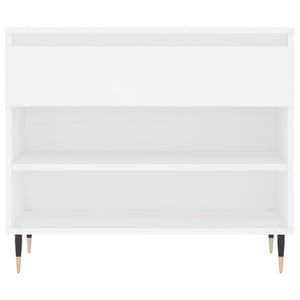 Skoskåp vit 70x36x60 cm konstruerat trä