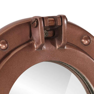 Väggspegel Ø23 aluminium och glas