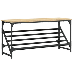 Skohylla sonoma-ek 90x30x45 cm konstruerat trä