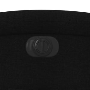 Elektrisk reclinerfåtölj med uppresningshjälp svart tyg