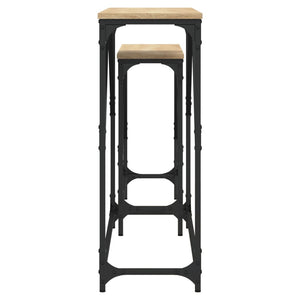 Avlastningsbord 2 st sonoma-ek konstruerat trä