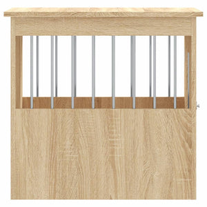 Hundbur/sidobord sonoma-ek 45x62x59 cm konstruerat trä