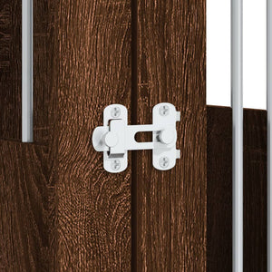 Hundbur/sidobord brun ek 45x62x59 cm konstruerat trä