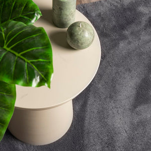 Mjuk matta HUARTE med kort lugg tvättbar antracit 100x200 cm