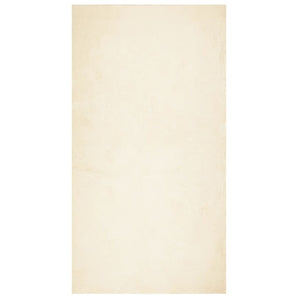 Mjuk matta HUARTE med kort lugg tvättbar gräddvit 60x110 cm