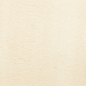 Mjuk matta HUARTE med kort lugg tvättbar gräddvit 80x250 cm