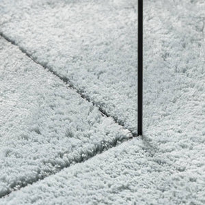 Mjuk matta HUARTE med kort lugg tvättbar blå 80x250 cm