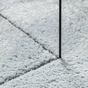 Mjuk matta HUARTE med kort lugg tvättbar blå 160x230 cm