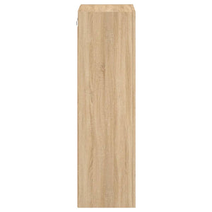 Väggmonterad tv-bänk sonoma-ek 40,5x30x102 cm konstruerat trä