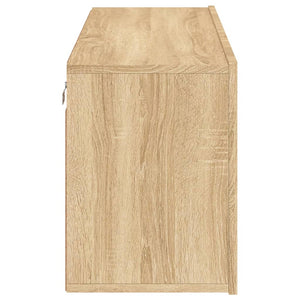 Väggmonterad tv-bänk sonoma-ek 100x30x41 cm