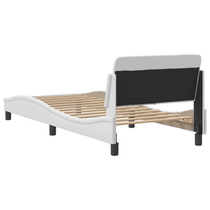 Bed Frame "Dover" White 80x200 cm Faux Leather