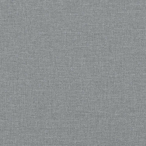 Bed Frame "Dover" Light Grey 100x200 cm Fabric