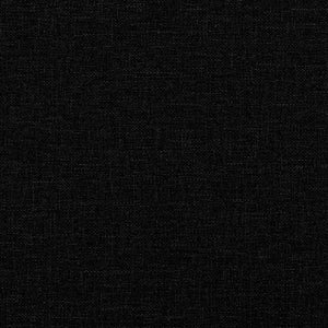 Bed Frame "Dover" Black 140x190 cm Fabric