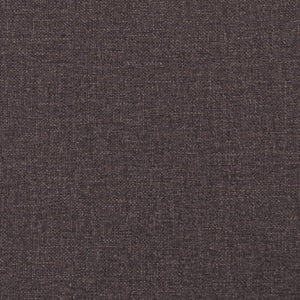 Bed Frame "Dover" Dark Brown 140x190 cm Fabric