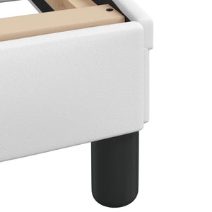 Bed Frame "Dover" White 160x200 cm Faux Leather